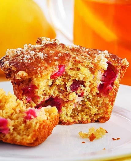 Lemon-Cranberry Muffins