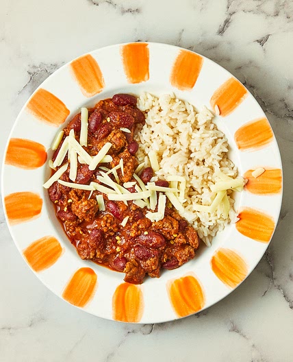 Smoky Chilli Con Carne With Rice
