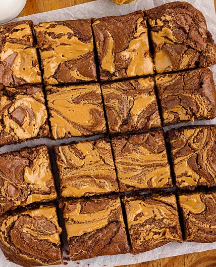 Peanut Butter Brownies