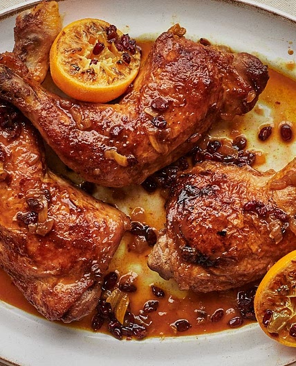 Vinegar Chicken With Barberries