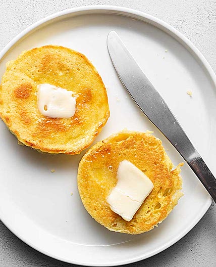 Quick Keto English Muffin Recipe - Only 2 Net Carbs