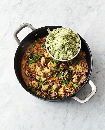 Spicy beef & cauli rice