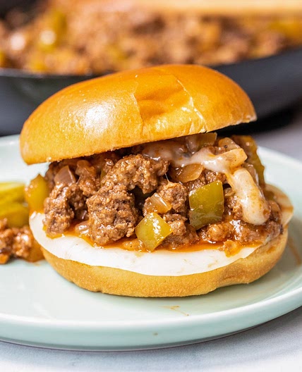 Philly Cheesesteak Sloppy Joes