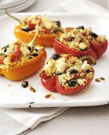 Mediterranean stuffed peppers