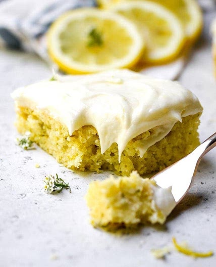 Lemon Zucchini Bars with Cream Cheese Frosting