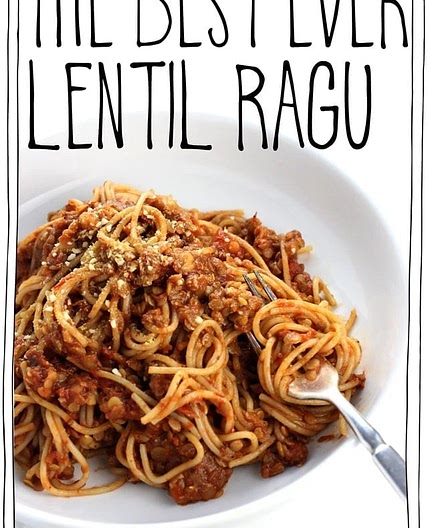The Best Ever Lentil Ragu!