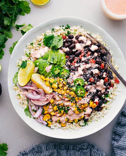 Black Bean Burrito Bowls