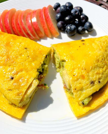 AVOCADO BACON OMELET