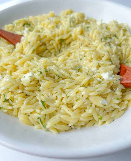 Lemon Feta Orzo