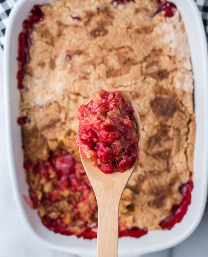 Easy Cherry Dump Cake