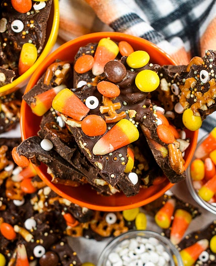 Halloween Candy Bark