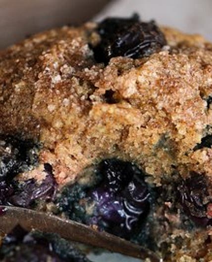 One-Bowl Oatmeal Blueberry Muffins
