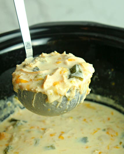 Slow Cooker Chicken Chile Relleno Soup