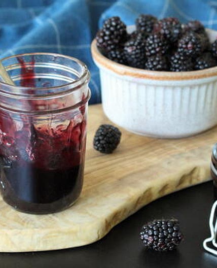 Refrigerator or Freezer Blackberry Jam