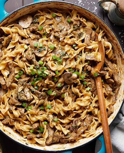 Healthy Beef Stroganoff