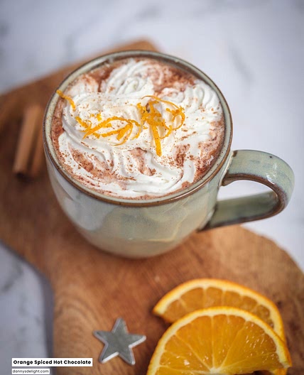 Orange Spiced Hot Chocolate – Christmas Treat