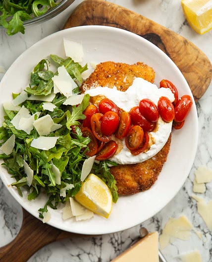 Burrata Chicken Milanese