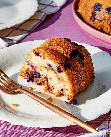 Blueberry Sour Cream Coffee Cake