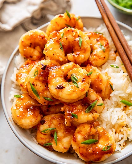 10 Minute Honey Garlic Shrimp