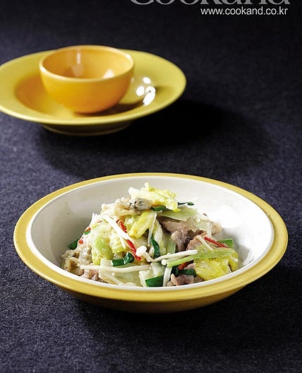 배추볶음 만드는 법