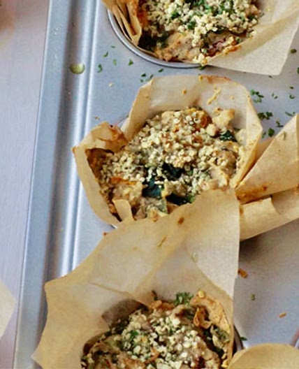 Rainbow Chard & Tofu Vegan Muffins