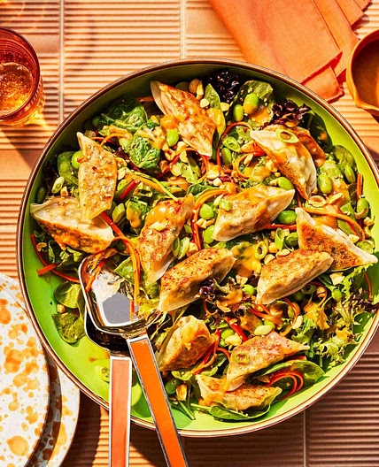 Peanutty Dumpling Salad