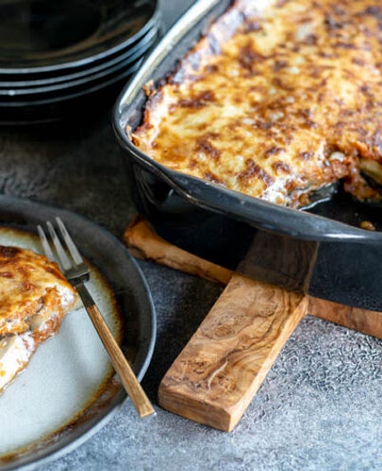 Moussaka de lentilles corail au Thermomix