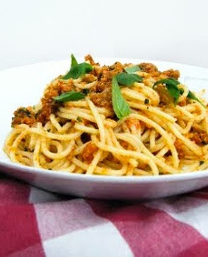 Sicilian Pesto Spaghetti