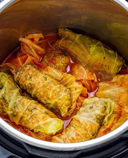 Instant Pot Stuffed Cabbage Rolls