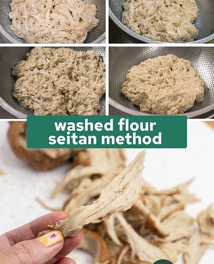 Washed Flour Seitan Method