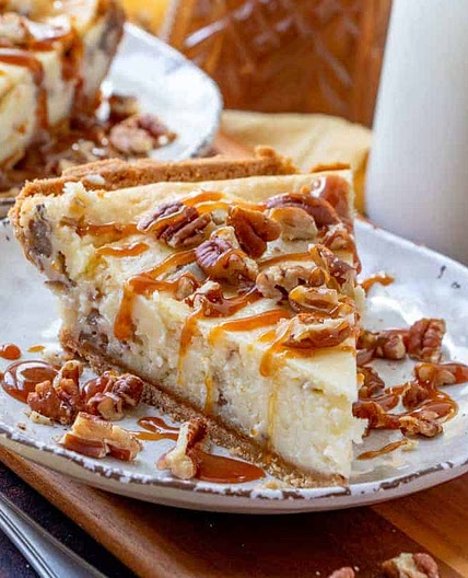 Easy Butter Pecan Cheesecake