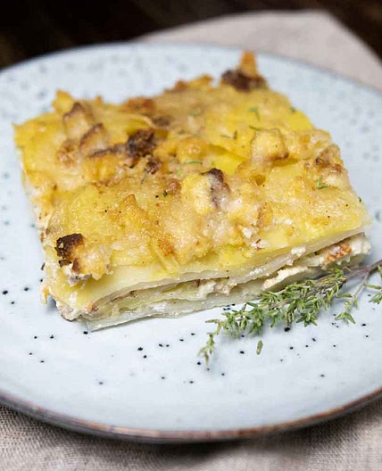 Kohlrabi-Kartoffel-Gratin