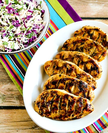 Garlic, Lemon, and Herb Grilled Chicken Breasts