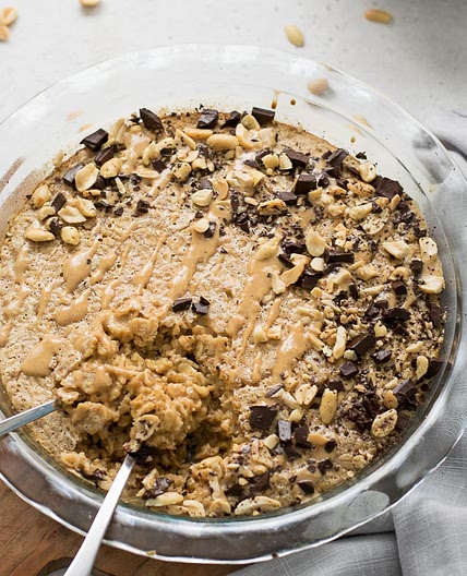 Peanut Butter Baked Oatmeal