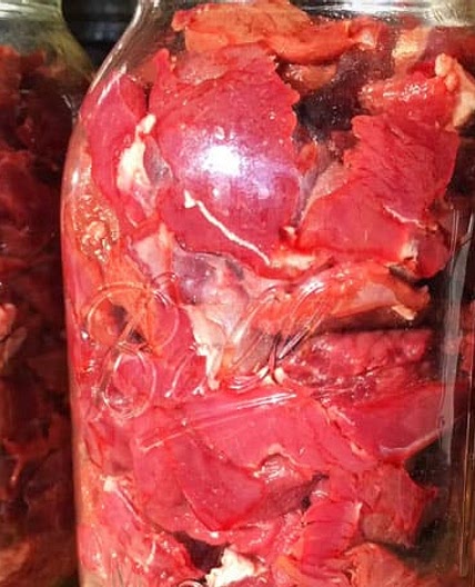 Canned Meat Recipe (Raw-Pack Method)