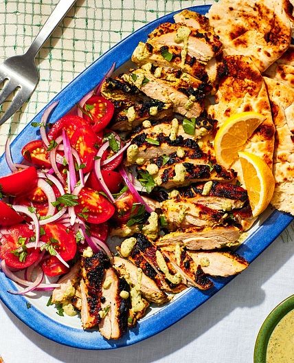 Zhug-Marinated Chicken Thighs