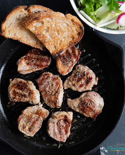 Grilled Lamb Loin Chops with Herbes de Provence
