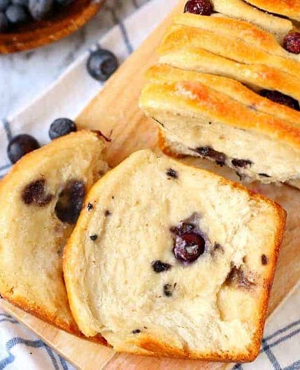 Blueberry Pull-Apart Bread