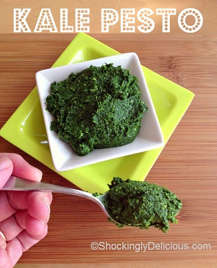 Kale Pesto -- Versatile, Verdant, Vivacious! | Shockingly Delicious