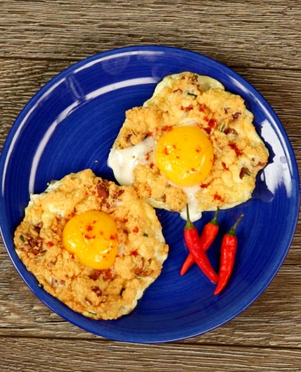 Baked Egg Fritters