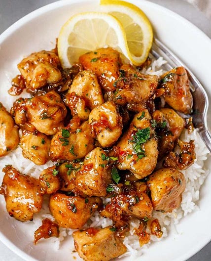 Honey Garlic Chicken Bites