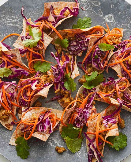 Chicken Wonton Tacos