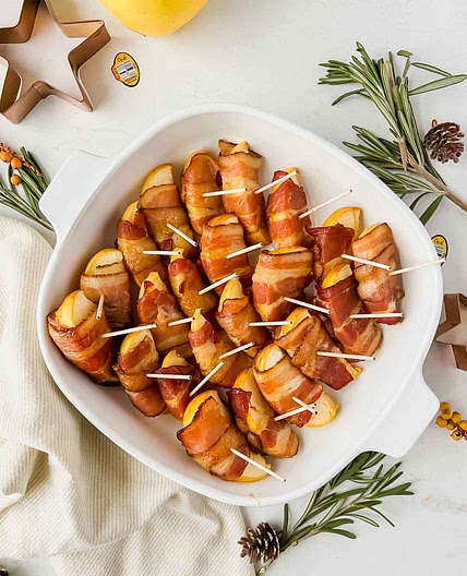 Bacon Wrapped Apples Recipe