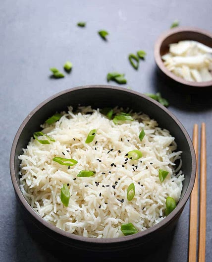 Pressure Cooker Coconut Rice Recipe
