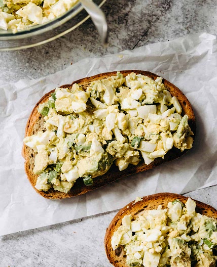 THE BEST NO MAYO EGG SALAD