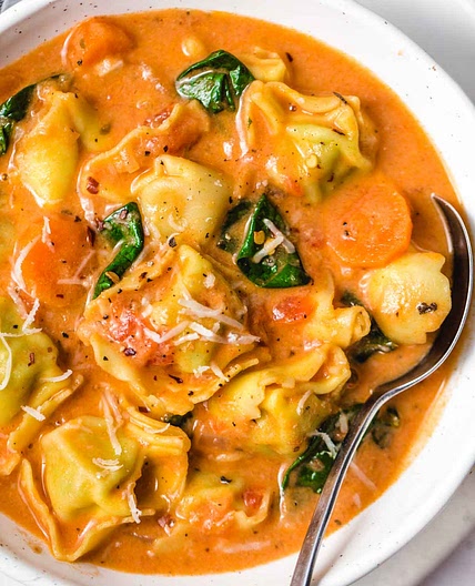 Creamy Tortellini Soup Recipe