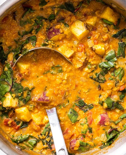 Creamy Curry Lentil Soup