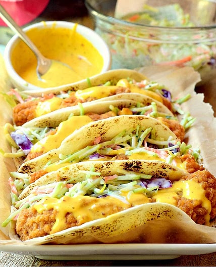 Honey Mustard Chicken Tacos