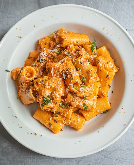 Sausage Gochujang Rigatoni