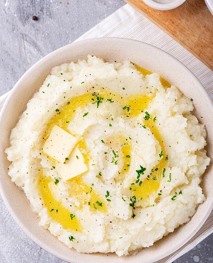 Keto Cauliflower Mashed Potatoes | Easy Keto Mashed Potatoes